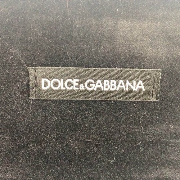 Dolce & Gabbana Soft Pinstripe Fabric Covered Front Flap Glasses Case - 6.5”x3” - Picture 9 of 10